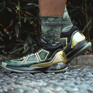 Giay Adidas D Rose 10 'College Green Gold Metallic' FW3656