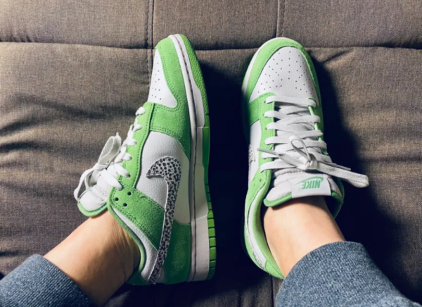 Giày Nike Dunk Low 'Safari Swoosh Chlorophyll' DR0156-300 - Hình ảnh 4