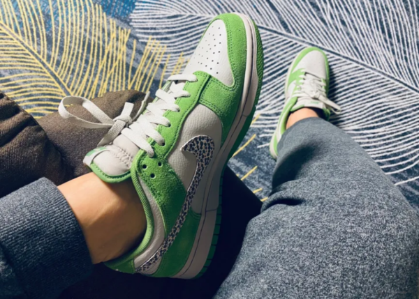 Giày Nike Dunk Low 'Safari Swoosh Chlorophyll' DR0156-300 - Hình ảnh 3