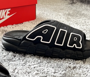 Dep Nike Air More Uptempo Slide 'Black White' DV2132-001