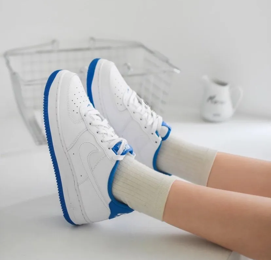 Giày Nike Air Force 1 Low 'White Blue' Dv1331-101 Authentic-Shoes