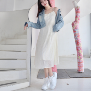 Alternative view of Giày Alexander McQueen Oversized Sneaker 'White Grey' 553680 WHGP7 9000