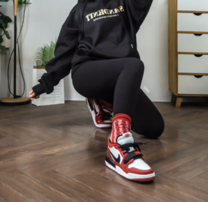 Giay Nike Air Jordan Legacy 312 Low GS ‘White Gym Red’ CD9054-116