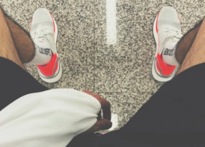 Alternative view of Giày Adidas UltraBoost 19 'White Multi' EF1342