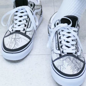 Giay Vans Old Skool x MOCA 'Frances Stark Maps' VN0A5KRF94H