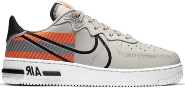 Giày Nike 3M x Air Force 1 Low Grey Vibrant Orange CT3316-002