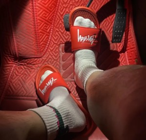 Dep Nike X Stussy Benassi 'Habanero Red' CW2787-600