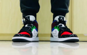 Alternative view of Giày Nike Wmns Air Jordan 1 Mid SE 'Multicolor' DB5454-001