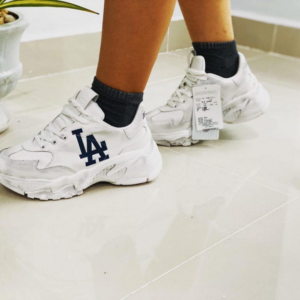 Giay MLB Bigball Chunky Vintage LA Dodgers 'White' 32SHC7011-07W