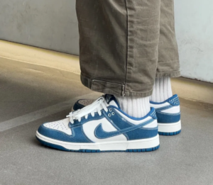 Giay Nike Dunk Low SE 'Sashiko - Industrial Blue' DV0834-101