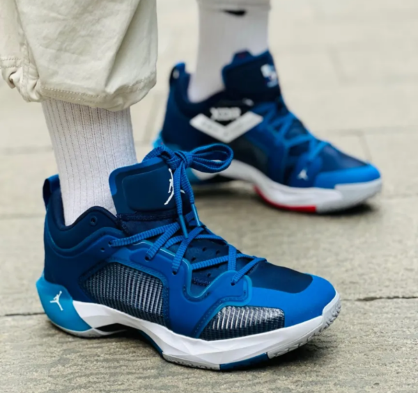 Giày Nike Air Jordan XXXVII Low PF 'Blue' DV9908-401 - Hình ảnh 4