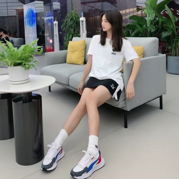 Giày Puma Wild Rider 'Rollin Ebony White' 381517-04 - Hình ảnh 7
