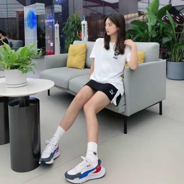 Giày Puma Wild Rider 'Rollin Ebony White' 381517-04 - Hình ảnh 8