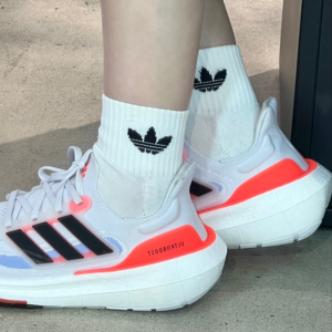 Giay Adidas Ultra Boost Light 'White Black Solar Red' HQ6351