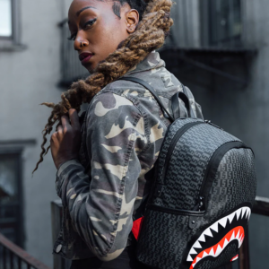 Balo Sprayground Presbyopia Checkerboard Shark Mouth 'Black' W0915702