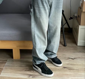 Giay Puma Lifestyle Suede 'Black' 374915-01