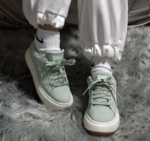 Giay Puma Suede Marshmallow Gum 'Frosty Green' 380686-07