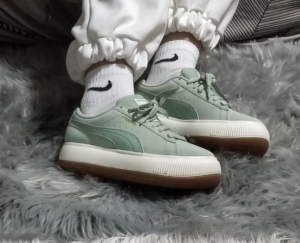 Giay Puma Suede Marshmallow Gum 'Frosty Green' 380686-07