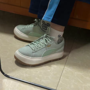 Giay Puma Suede Marshmallow Gum 'Frosty Green' 380686-07