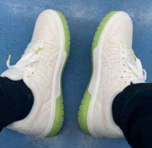 Giay Asics Court Mz Sneakers 'White Green' 1203A127-102