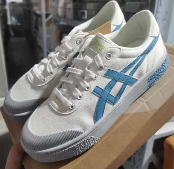 Giày Asics Court Trail Sneakers 'White Blue' 1203A146-103 - Hình ảnh 5