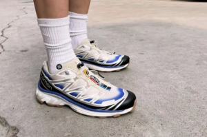 Giay Salomon XT-6 Skyline 'Bleached Sand Dazzling Blue' L41630000