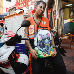 Balo Sprayground x David Paradise Rebellious 'Cat' W0525728