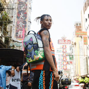 Balo Sprayground x David Paradise Rebellious 'Cat' W0525728