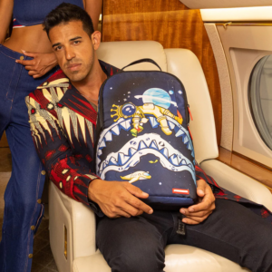 Balo Sprayground Astronaut Shark Mouth Print 'Blue' W0845738