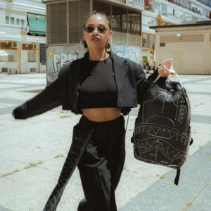 Balo Sprayground Trendy Shark Mouth Large 'Black' W0835715