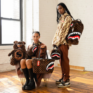 Balo Sprayground Plush Shark Mouth 'Couples Brown' W0915707