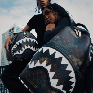 Balo Sprayground Stitching Shark Mouth 'Brown' W0915705