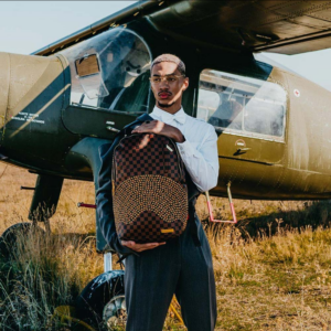 Balo Sprayground Golden Beads Shark Mouth 'Brown' W0815711