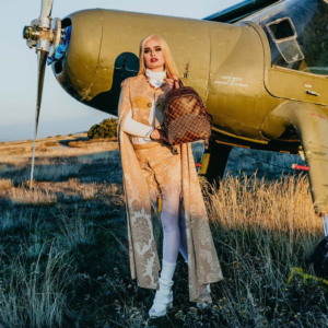 Balo Sprayground Golden Beaded Shark Mouth 'Brown' W0815712