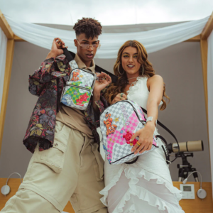 Balo Sprayground Checkerboard Shark Mouth 'Cartoon' W0835709