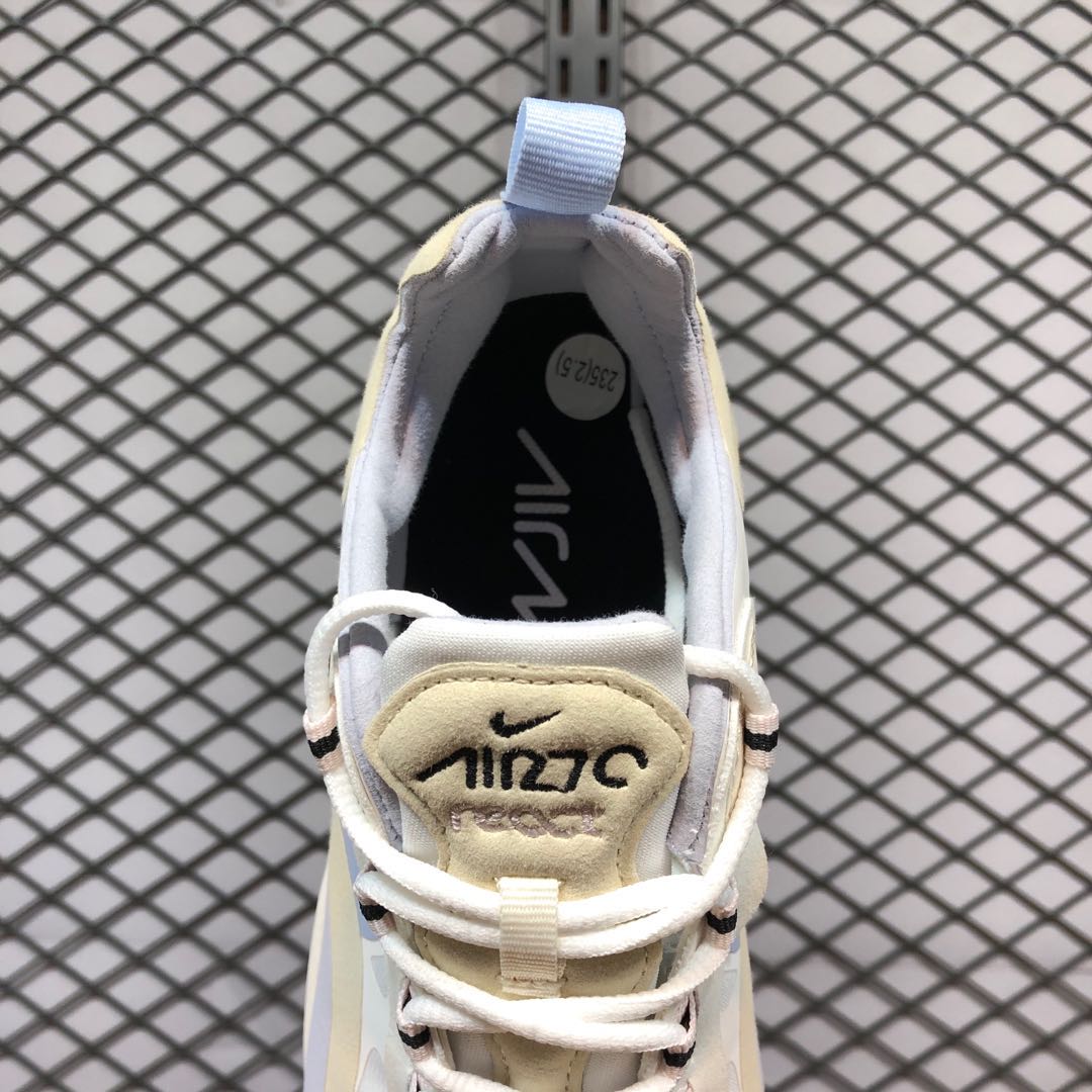 Nike Women's Air Max 270 React White Fossil