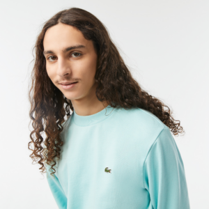Ao Lacoste Classic Fit Crew Neck Fleece Sweatshirt 'Green' SH2564-53G-LGF