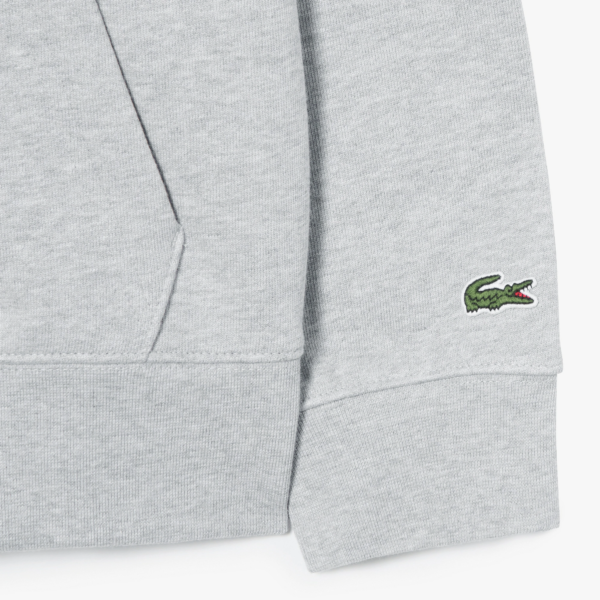 Áo Lacoste Fleece Hood Zip-up 'Grey' SH5088-53G-CCA - Hình ảnh 3