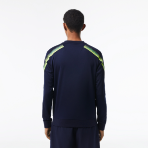 Ao Lacoste Tennis Classic Fit Logo Stripe Sweatshirt 'Blue' SH5225-53G-WZI