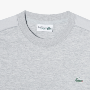 Ao Lacoste Mesh Coloration Easy Crew Neck Sweatshirt 'Gray' SH964E-53G-CCA