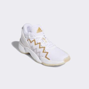 Alternative view of Giày Adidas D.O.N. Issue #2 'White Gold Metallic' FX9431