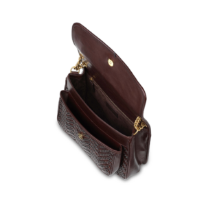 Alternative view of Túi Saint Laurent Ladies Niki Medium Woven 'Brown' 633158-10F1W-2549