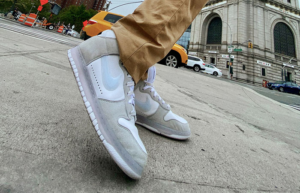Alternative view of Giày Nike Slam Jam x Dunk High 'White Platinum' DA1639-100