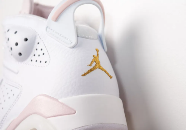 Giày Nike Wmns Air Jordan 6 Retro 'Gold Hoops' DH9696-100 - Hình ảnh 6