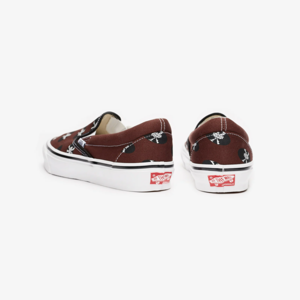 Giày Vans Wacko Maria x OG Classic Slip-On 'Brown Records VN0A45JK595 - Hình ảnh 3