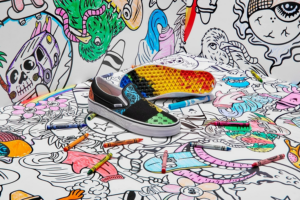 Giay Vans x Crayola Slip-on Skate Shoes 'Mutil Color' VN0A5JMHARZ