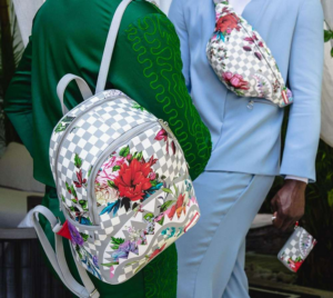 Alternative view of Balo Sprayground Jardin Du Palais 'White Grey' 910B4306NSZ