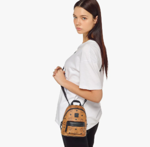 Alternative view of Túi MCM Stark Crossbody in Visetos 'Cognac' MMRCAVE01CO001