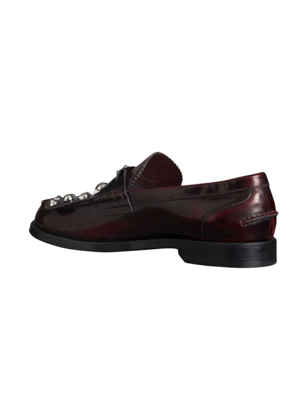 Giày BURBERRY Stud Detail Kiltie Fringe Leather Loafers 4076166 - Hình ảnh 4