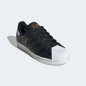 Giay Adidas Superstar 'All Over Trefoil Black White' HQ1937